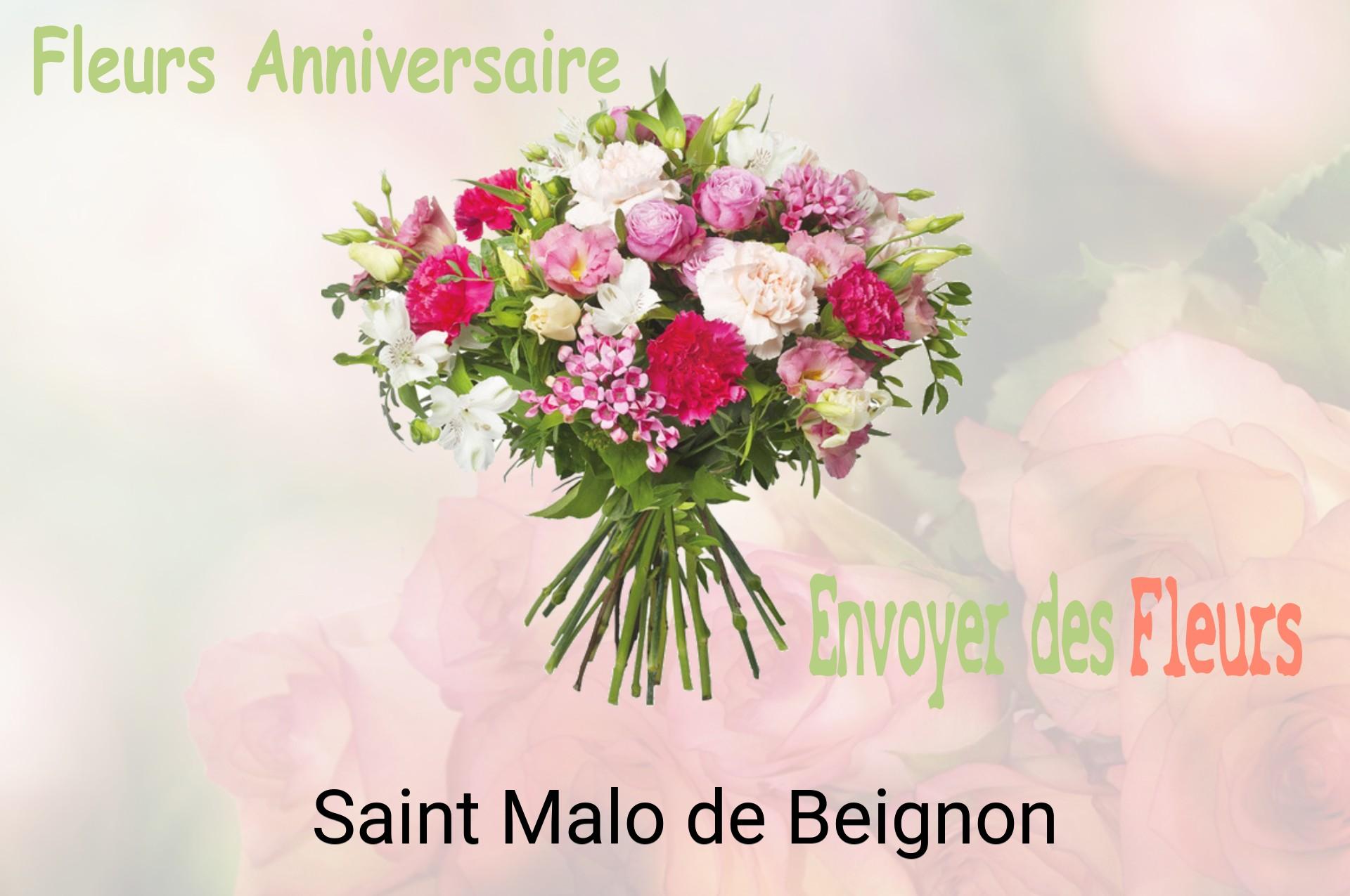 Bouquet de fleurs d’anniversaire livré à Saint-Malo-de-Beignon